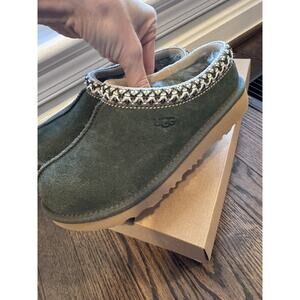 UGG Tasman Slippers Forest Green Little Kids Size 13c NIB NEW